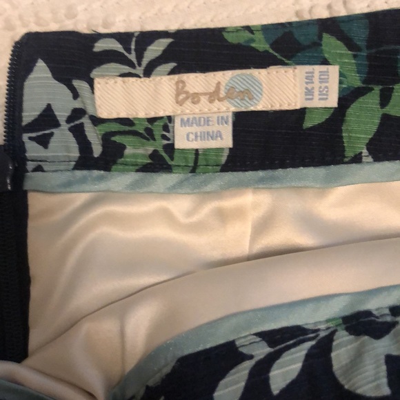 Last day NWOT Boden Cotton Slim Skirt for Spring - Picture 2 of 6